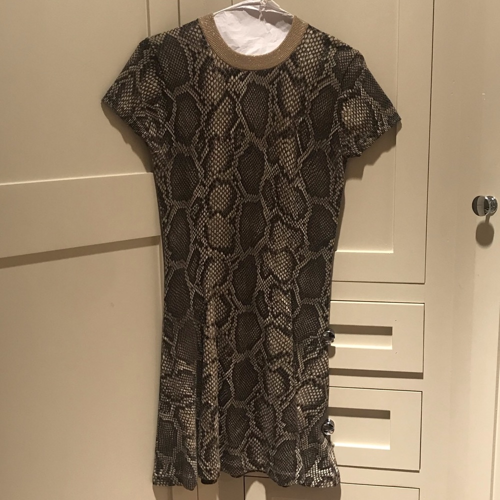 Michael Kors snakeskin cotton dress